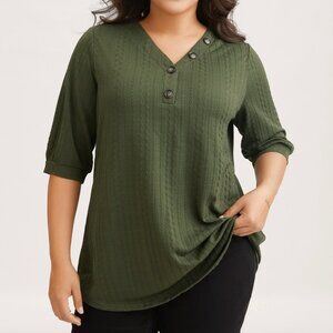 NWT BloomChic textured knit tunic top - Size 22/24